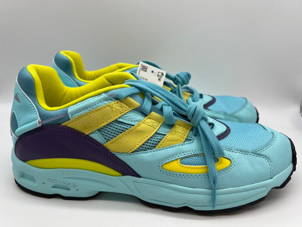 adidas LXCON 94 Clear Aqua Blue Yellow EG8790 Men's Size 12